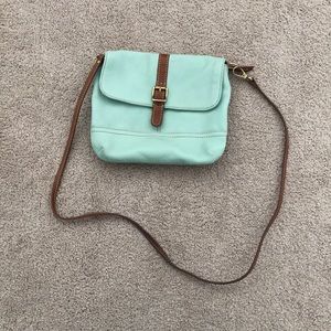 FOSSIL small mint crossbody bag